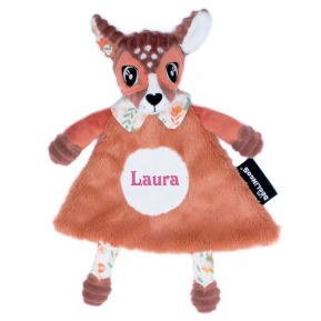 Doudou baby Melimelos il cerbiatto personalizzato