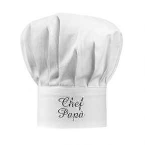 Cappello da chef bianco personalizzato