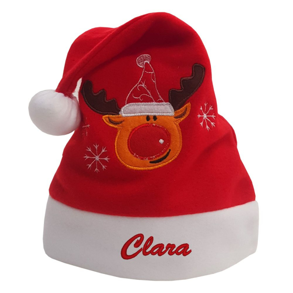 Cappello Natale bambino personalizzato nome