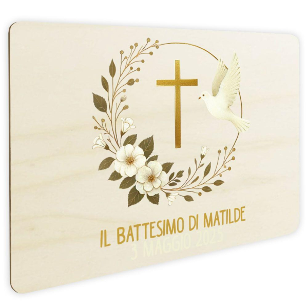 Targhetta porta ingresso religioso