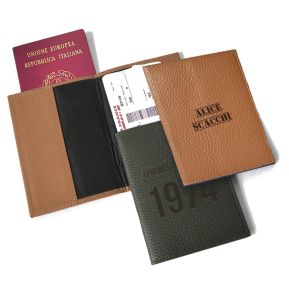 Lettere personalizzate inserto penna multifunzionale porta passaporto da  viaggio porta passaporto in pelle Saffiano Set di etichette per bagagli -  AliExpress