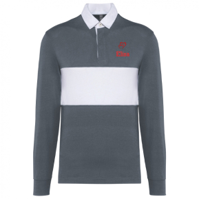 Polo Rugby con fascia centrale personalizzata