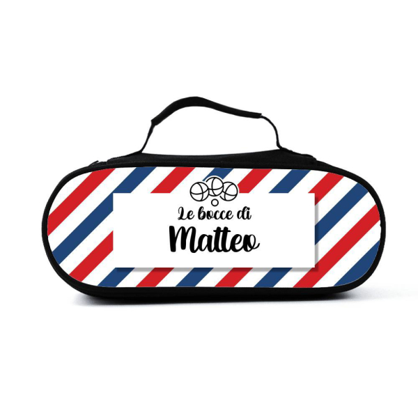 Sacca bocce barber shop personalizzata