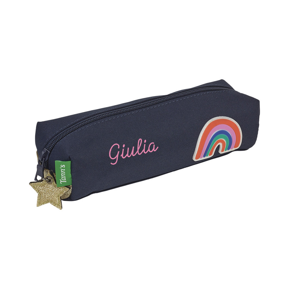 Astuccio personalizzato con arcobaleno e nome